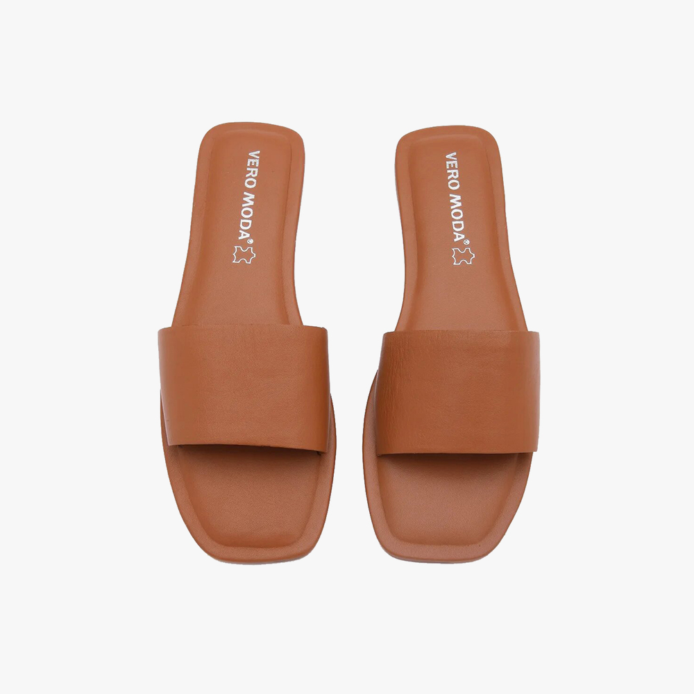 Solid Brown Sandals