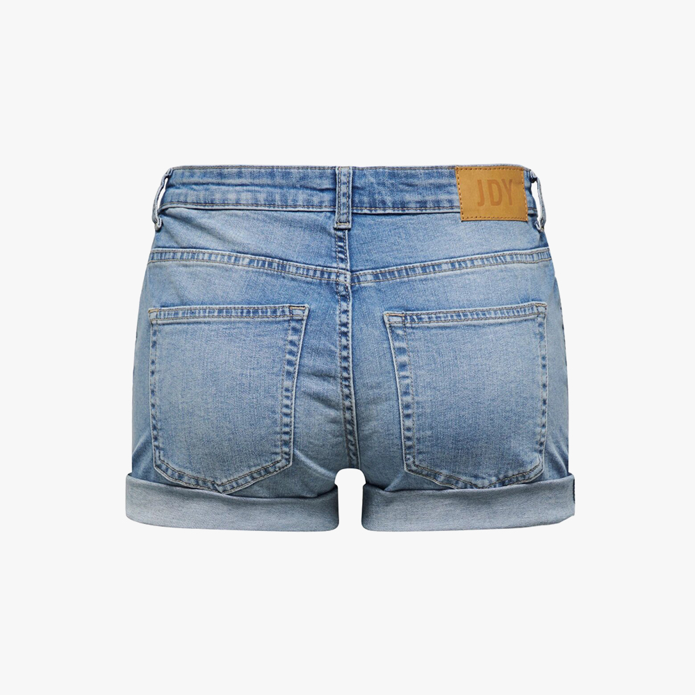 Washed Denim Shorts - Image 2